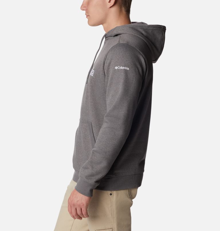 Men’s CSC Basic Logo II Hoodie, Color: City Grey Hthr, White CSC Branded Logo, image 3