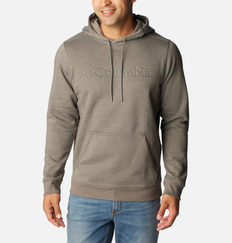 Thumbnail: Men’s CSC Basic Logo II Hoodie, Color: City Grey Hthr, Branded Shadow Graphic, image 1