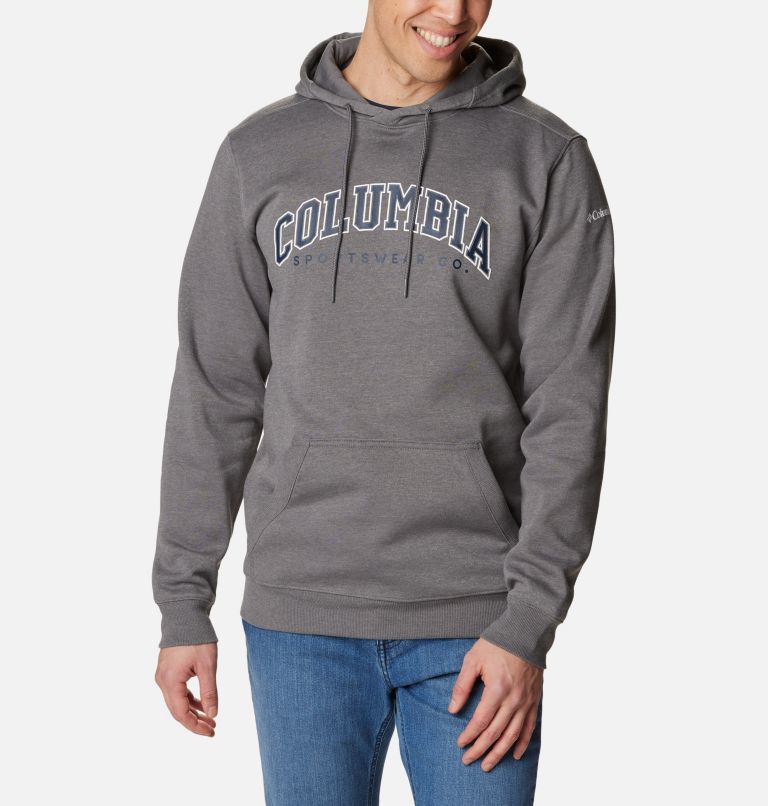 CSC Basic Logo II Hoodie | 032 | XL, Color: City Grey Heather, CSC Varsity Arch 2, image 1