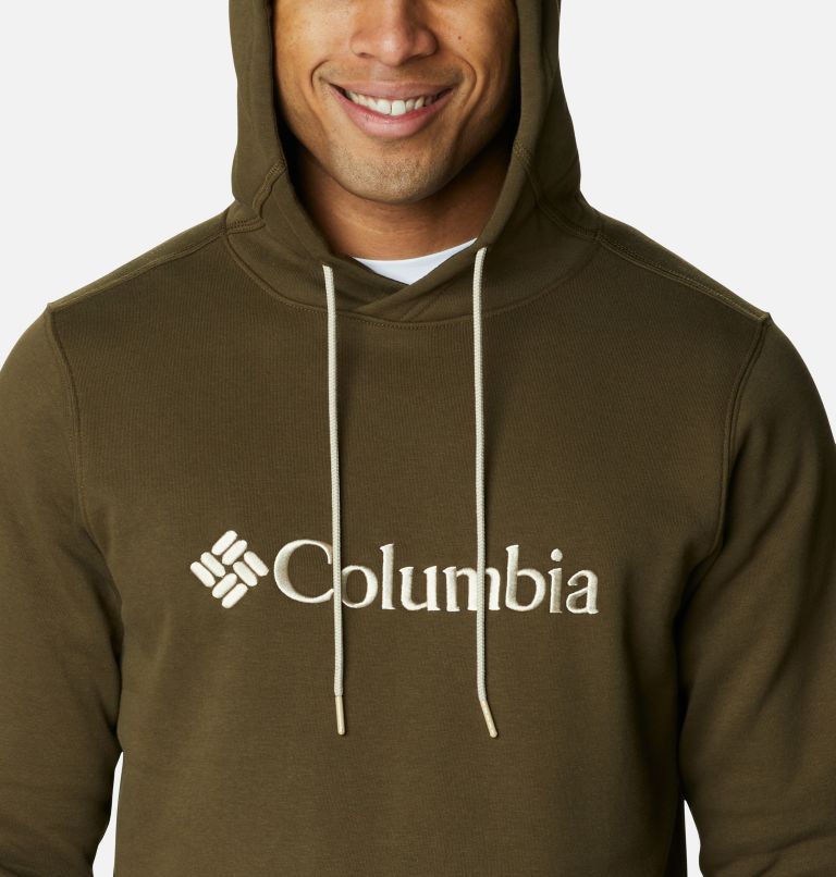 Thumbnail: Men’s CSC Basic Logo II Hoodie, Color: Olive Green, Ancient Fossil, image 4
