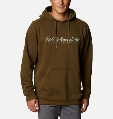 Men&rsquo;s CSC Basic Logo&trade; II Hoodie CSC Basic Logo&trade; II Hoodie | 349 | XL, New Olive Heather, Stone Green Vertical, front