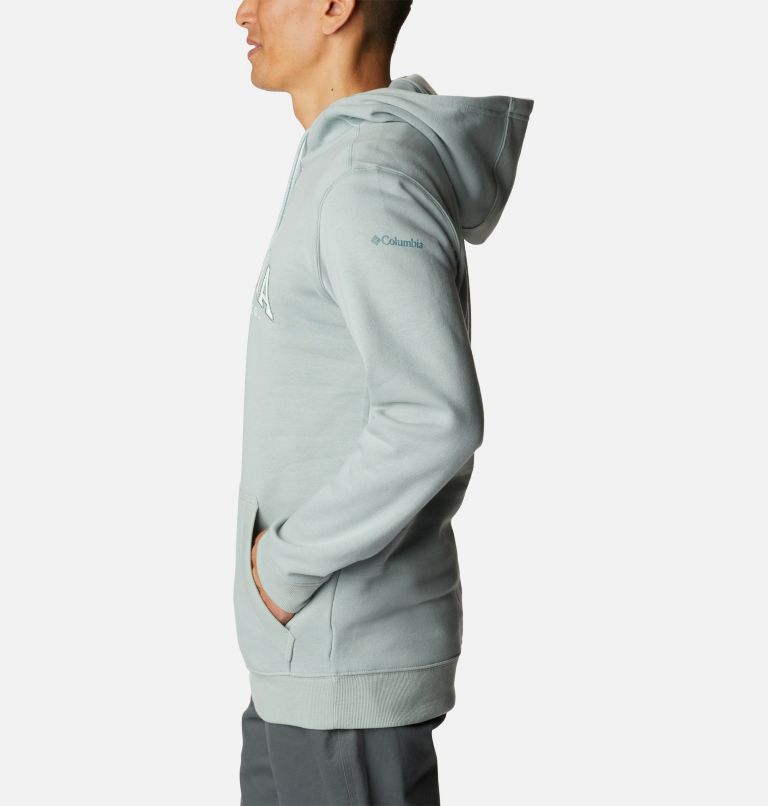 Men’s CSC Basic Logo II Hoodie, Color: Niagara, CSC Varsity Arch 2, image 3