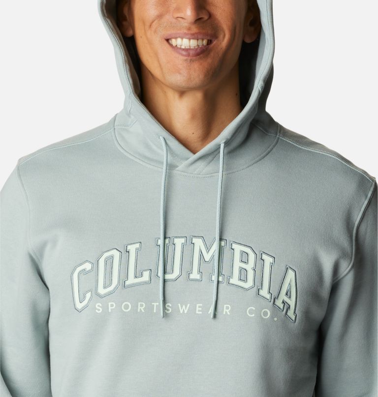 Men’s CSC Basic Logo II Hoodie, Color: Niagara, CSC Varsity Arch 2, image 4
