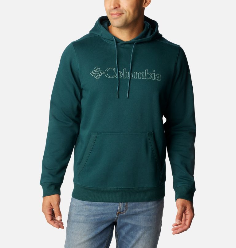 Men's Cotton Fleece Hooded Sweatshirt - All In Motion™ Arch Green XXL