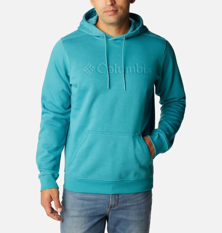Thumbnail: Men’s CSC Basic Logo II Hoodie, Color: Shasta, Branded Shadow Graphic, image 1