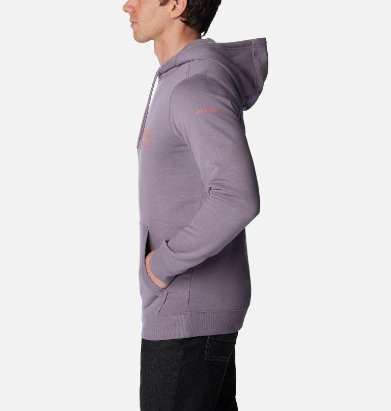 Men’s CSC Basic Logo II Hoodie, Color: Granite Purple, CSC Retro Logo, image 3