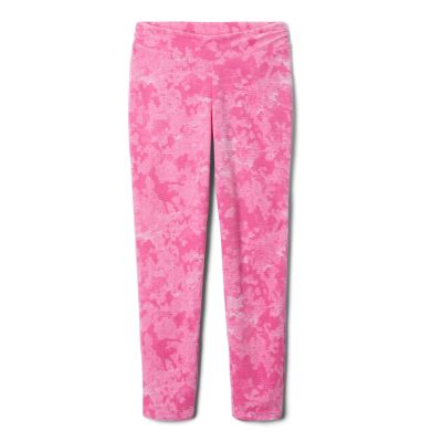 Girl&rsquo;s Glacial&trade; Printed Leggings Glacial&trade; Printed Legging | 695 | L, Pink Ice Camo, front