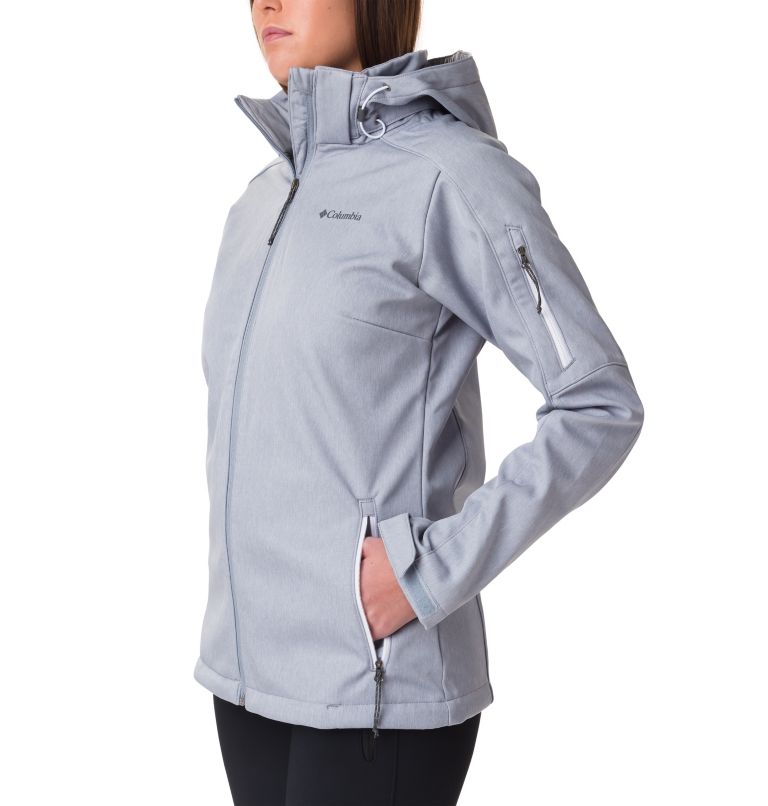 Women’s Cascade Ridge Softshell Jacket , Color: Tradewinds Grey Heather, image 3