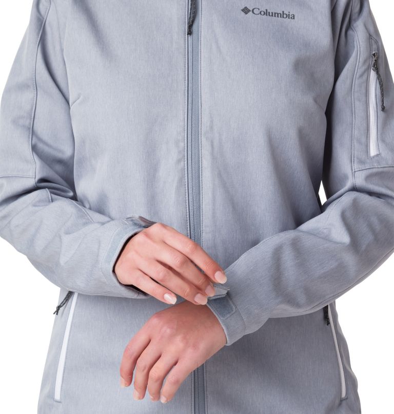 Women’s Cascade Ridge Softshell Jacket , Color: Tradewinds Grey Heather, image 4