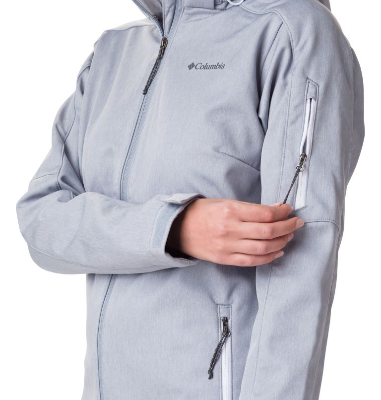 Women’s Cascade Ridge Softshell Jacket , Color: Tradewinds Grey Heather, image 5