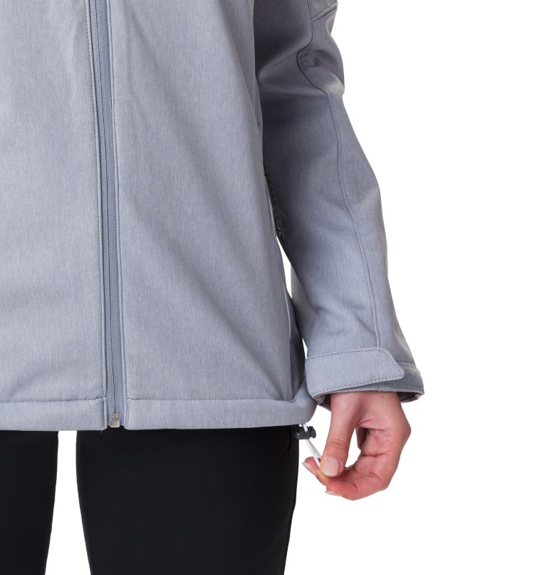 Women’s Cascade Ridge Softshell Jacket , Color: Tradewinds Grey Heather, image 6