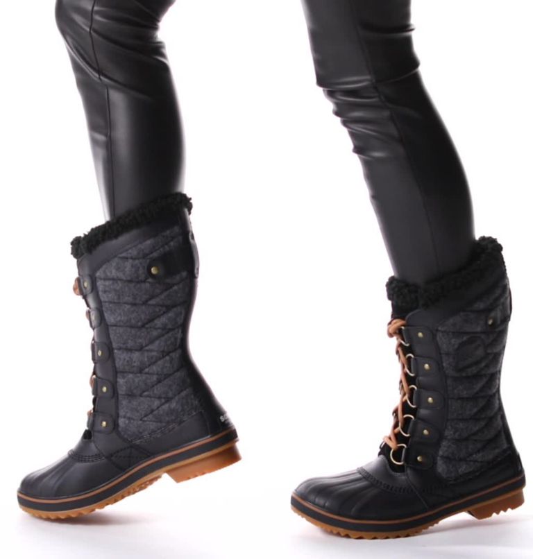Women's Tofino II Tall Snow  Boot, Color: Black, Gum 10