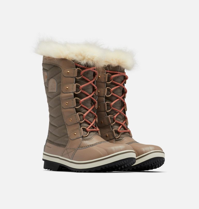 Thumbnail: Women's Tofino II Tall Snow  Boot, Color: Omega Taupe, Paradox Pink, image 2