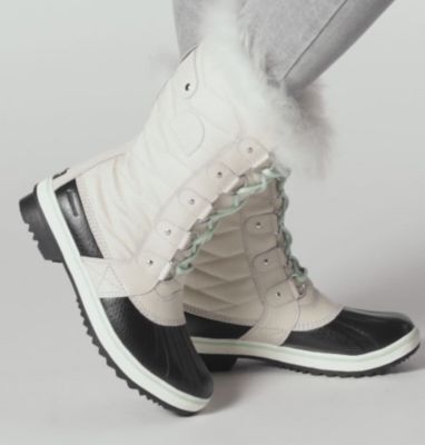 White winter best sale snow boots