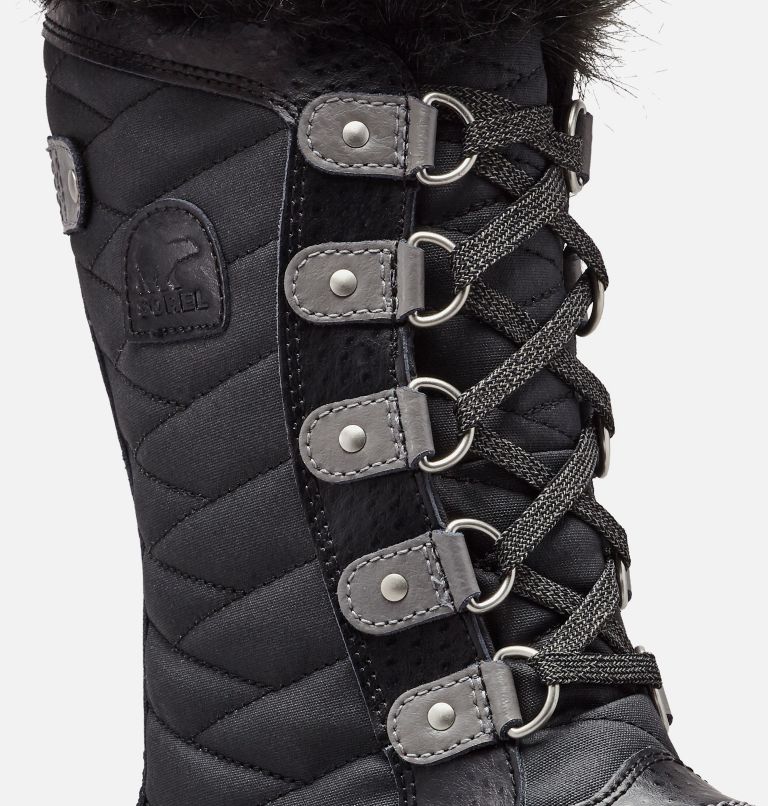 Youth Tofino II Tall Snow Boot, Color: Black, Quarry, image 7
