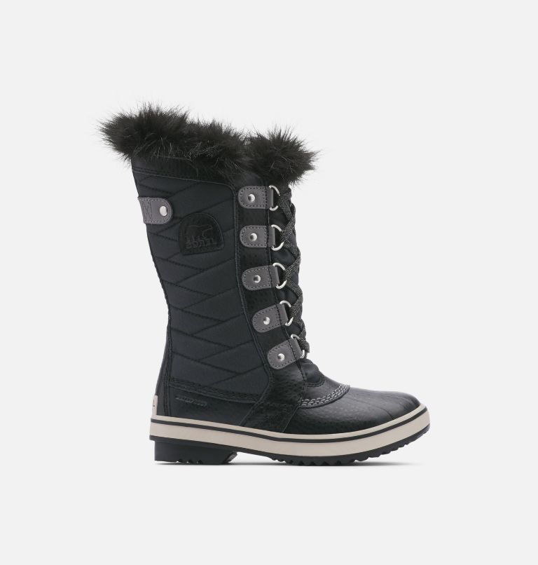 Thumbnail: Youth Tofino II Tall Snow Boot, Color: Black, Quarry, image 1
