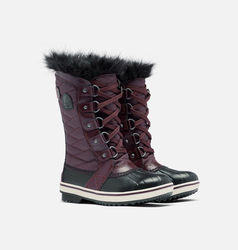 Youth Tofino II Tall Snow Boot, Color: Epic Plum, image 2
