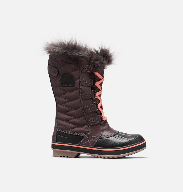 SOREL Youth Tofino II Purple Quilted Winter Snow popular Boots