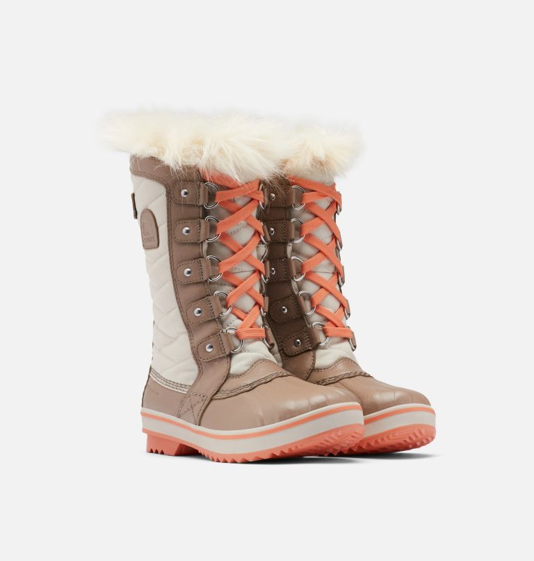 Youth Tofino II Tall Snow Boot, Color: Fawn, Omega Taupe