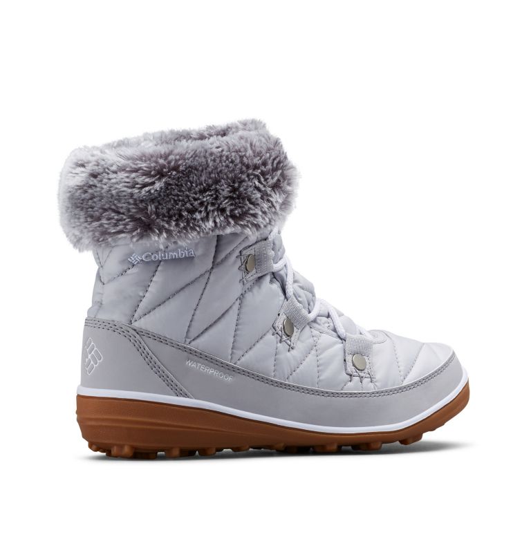 Women's Heavenly Shorty Omni-Heat Boot, Color: Grey Ice, White, image 9