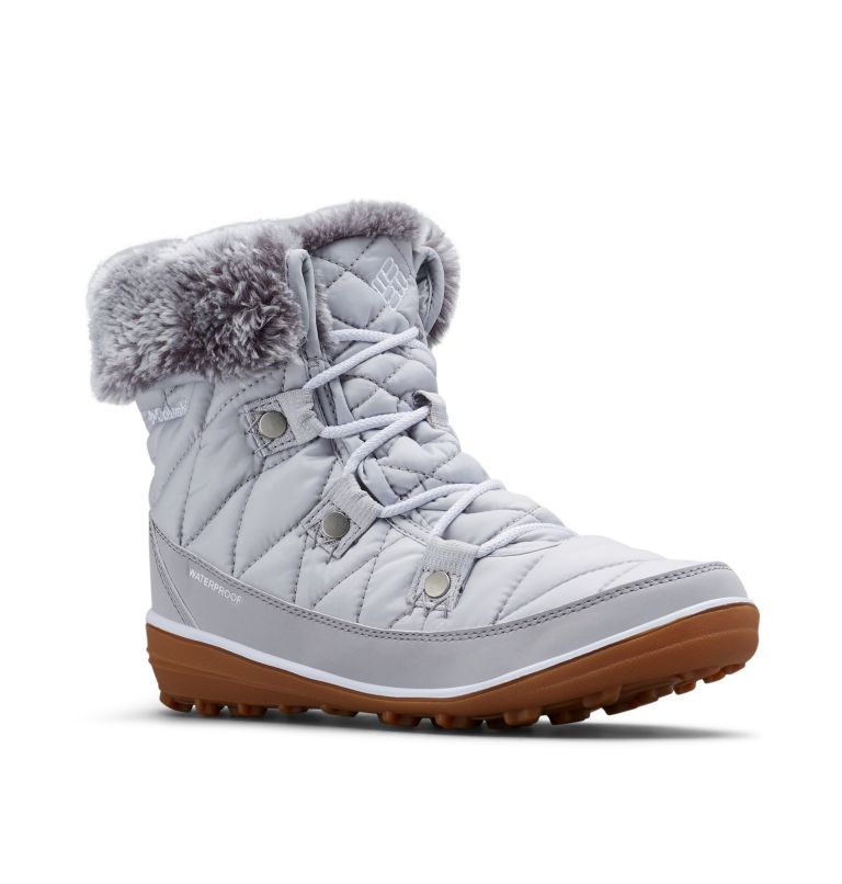 Women's Heavenly Shorty Omni-Heat Boot, Color: Grey Ice, White, image 2