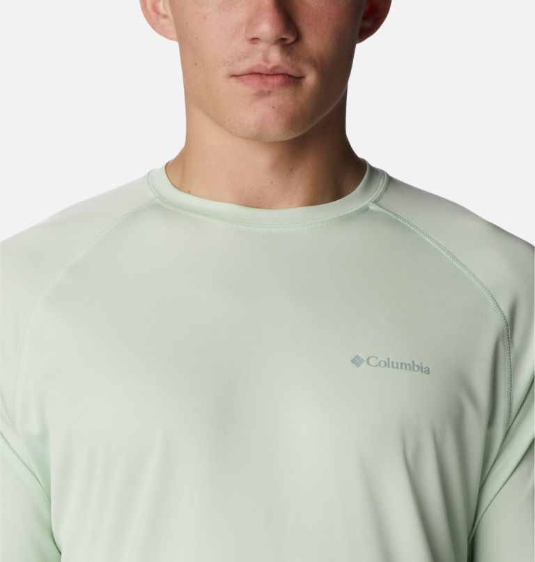 Thumbnail: Men's Fork Stream Long Sleeve Shirt, Color: Ice Green, image 4