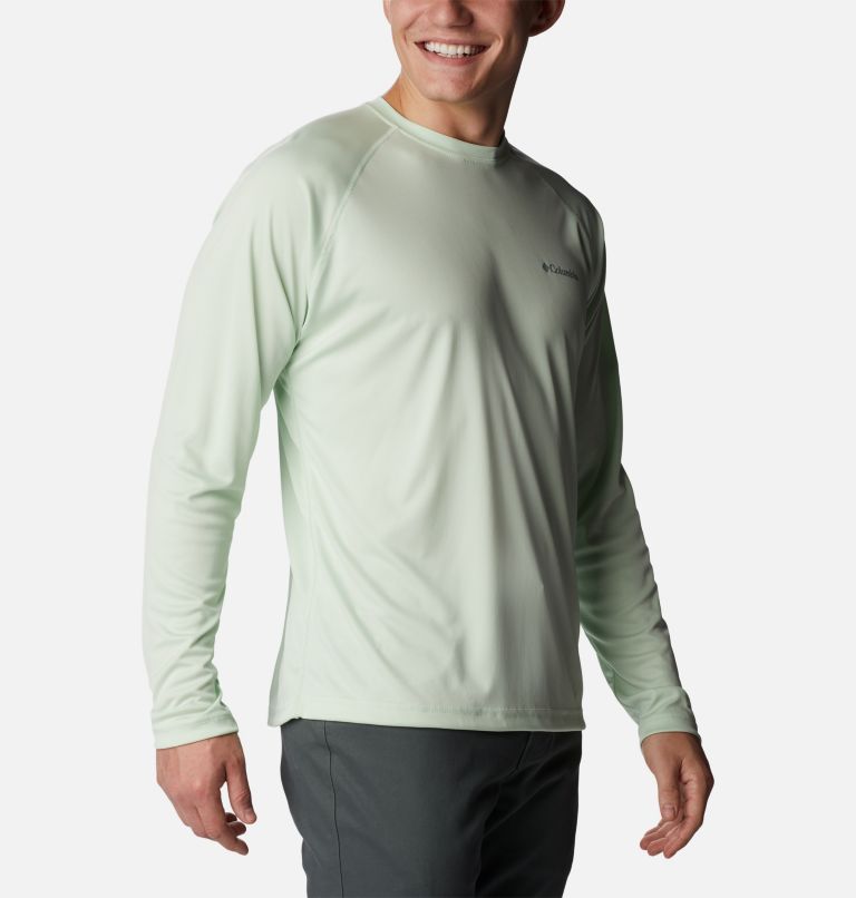 Thumbnail: Men's Fork Stream Long Sleeve Shirt, Color: Ice Green, image 5