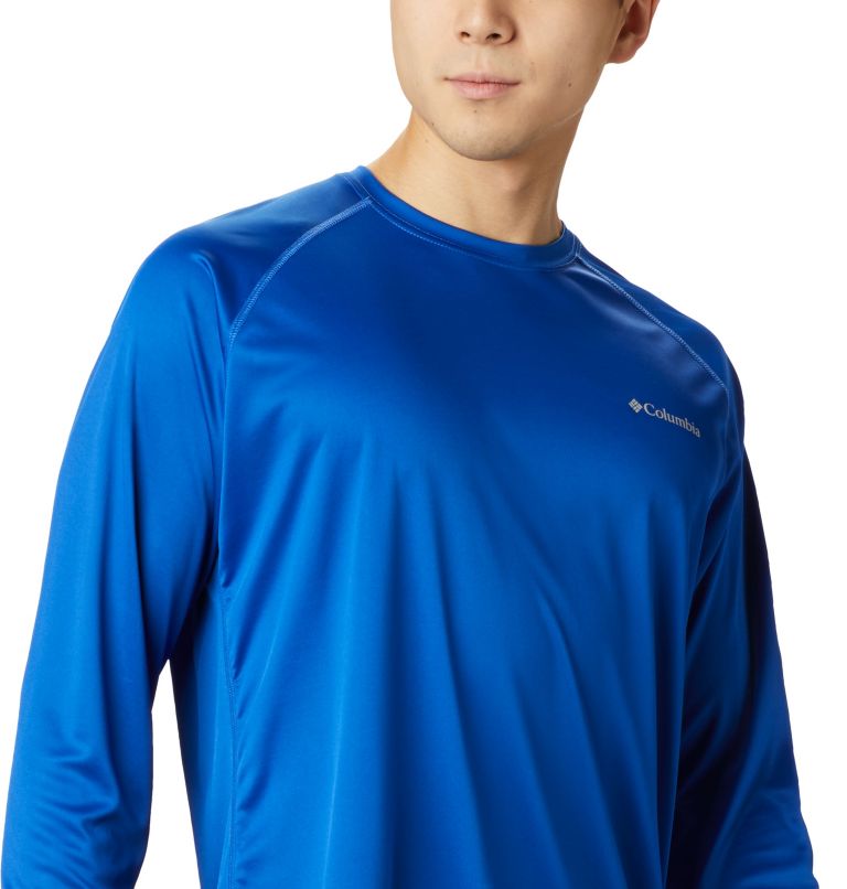Men's Fork Stream Long Sleeve Shirt, Color: Azul, Sky Blue