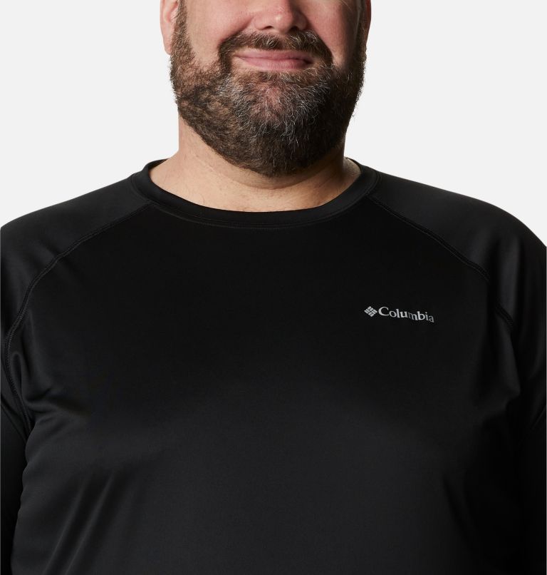 T-shirt à manches longues Fork Stream pour homme – Grandes tailles, Color: Black, City Grey Logo, image 4