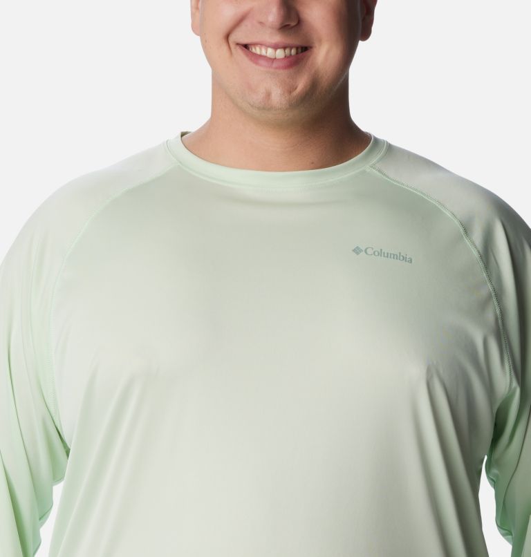 Men's Fork Stream Long Sleeve Shirt – Big, Color: Ice Green, image 4