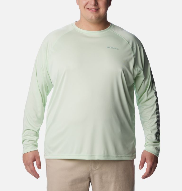 Men's Fork Stream Long Sleeve Shirt – Big, Color: Ice Green, image 5