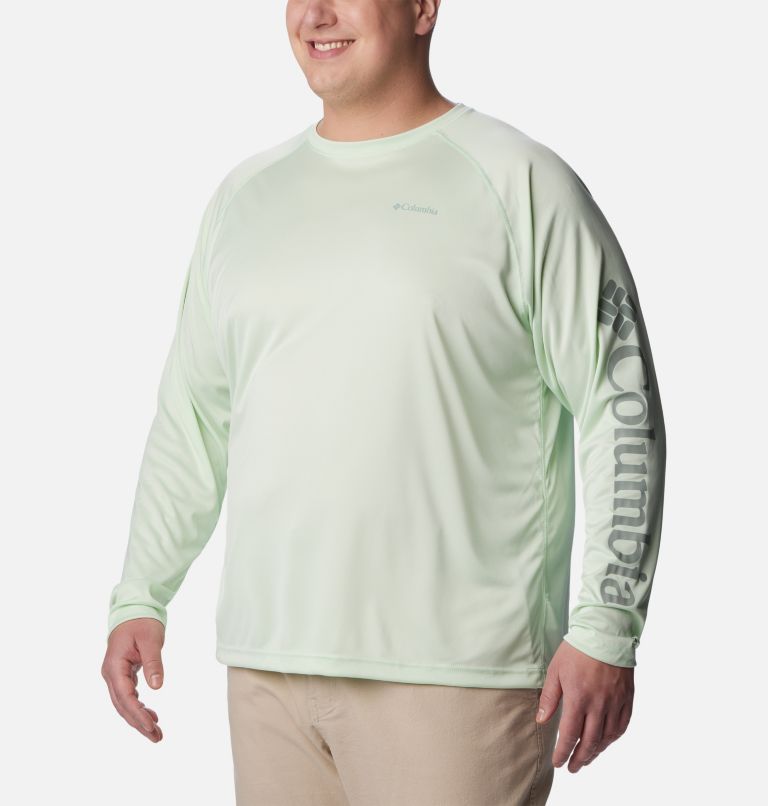 Men's Fork Stream Long Sleeve Shirt – Big, Color: Ice Green, image 1