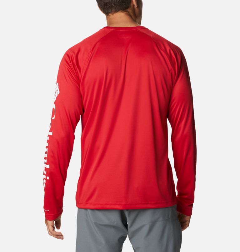 Thumbnail: Men's Fork Stream Long Sleeve Shirt – Tall, Color: Mountain Red, image 2