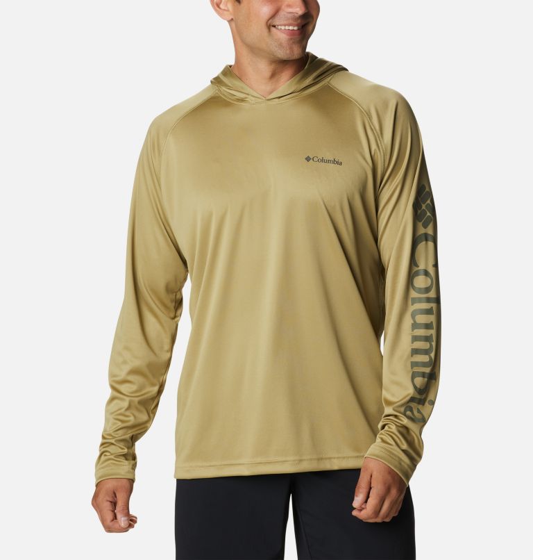 Men's Fork Stream Hoodie, Color: Savory, Stone Green, image 1