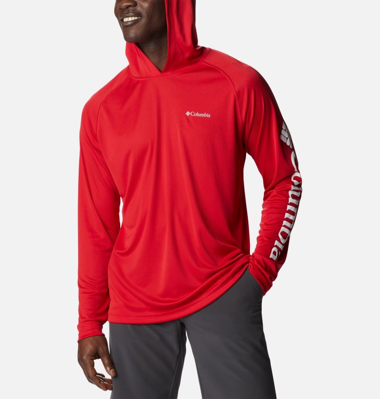 Men's Fork Stream Hoodie, Color: Mountain Red, image 5