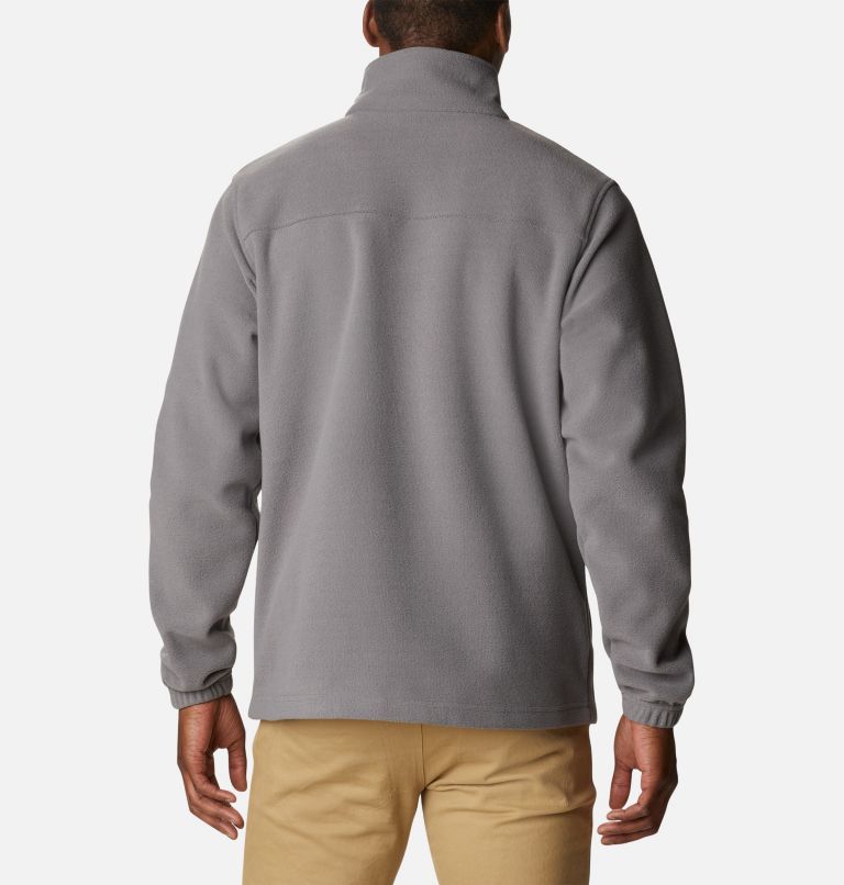 Thumbnail: Men's Hot Dots III Full Zip Fleece Jacket, Color: City Grey, image 2