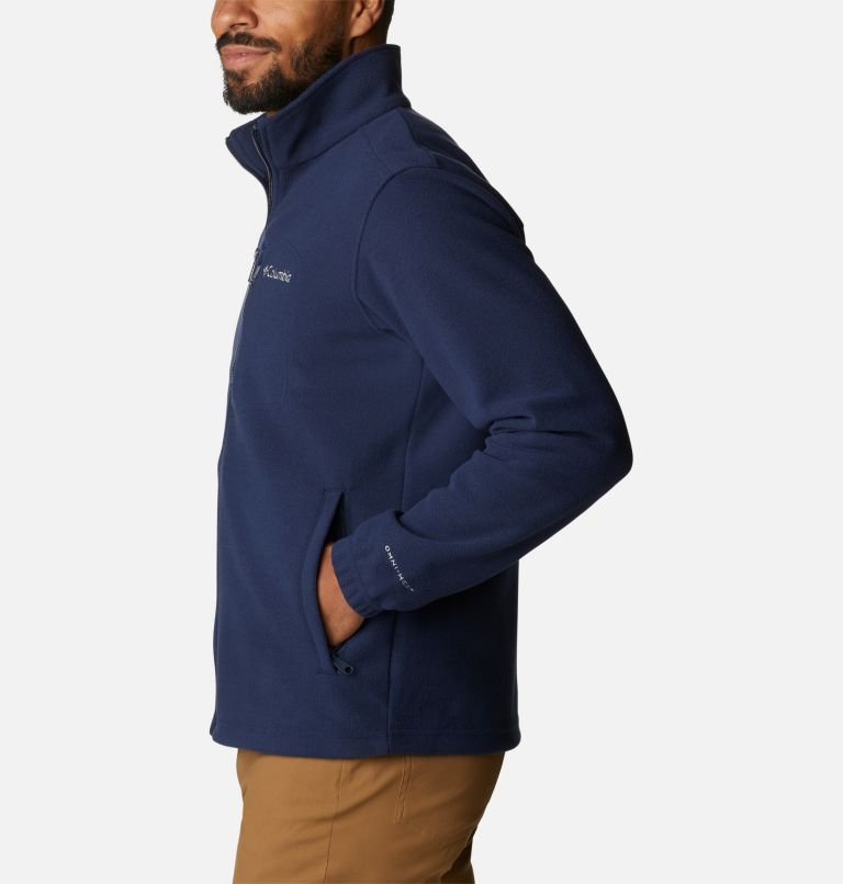 Men's Hot Dots III Full Zip Fleece Jacket, Color: Collegiate Navy, image 3