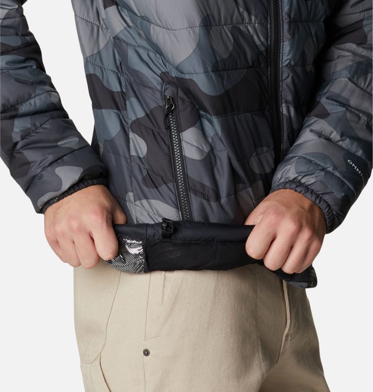 Powder Lite Hooded Jacket | 009 | M, Color: Black Mod Camo Print, image 7