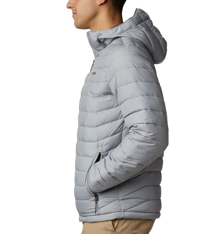 Powder Lite Hooded Jacket | 039 | XL, Color: Columbia Grey, image 3