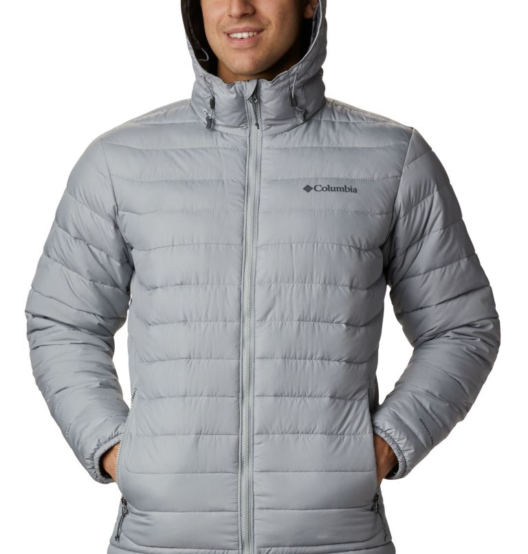 Powder Lite Hooded Jacket | 039 | XL, Color: Columbia Grey, image 4