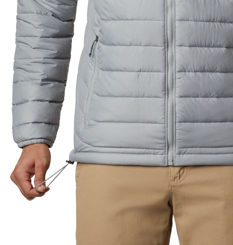 Powder Lite Hooded Jacket | 039 | XL, Color: Columbia Grey, image 6