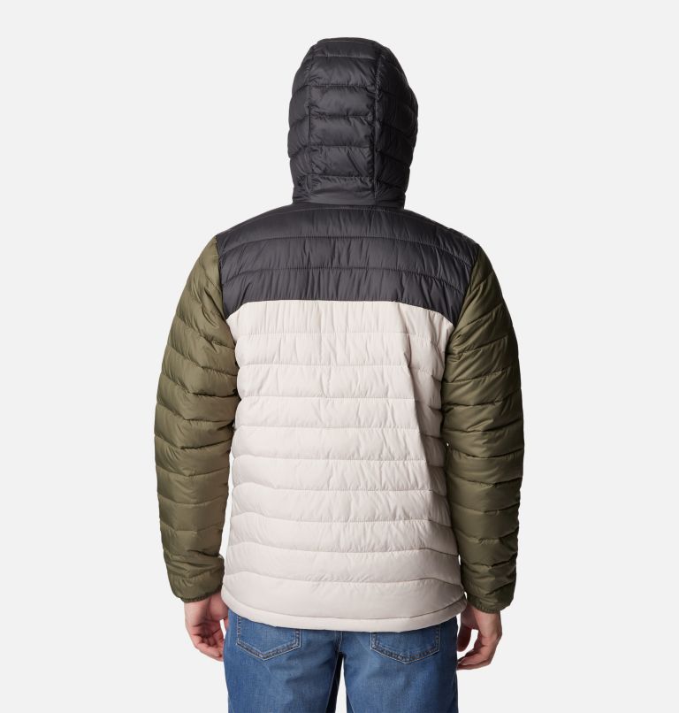 Columbia Chaqueta con Capucha Hombre - Powder Lite - Shark/City Grey