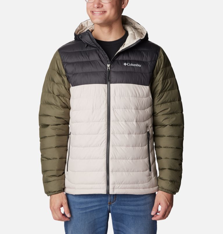  ALPHA CAMP Men's Puffer Jacket Hooded Warm Lightweight