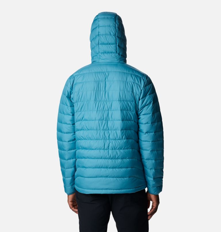 Men’s Powder Lite Hooded Insulated Jacket, Color: Shasta, image 2