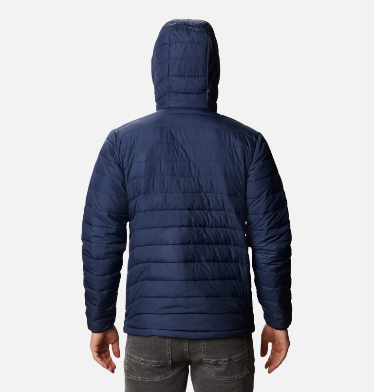 Powder Lite Hooded Jacket | 465 | M, Color: Collegiate Navy, image 2