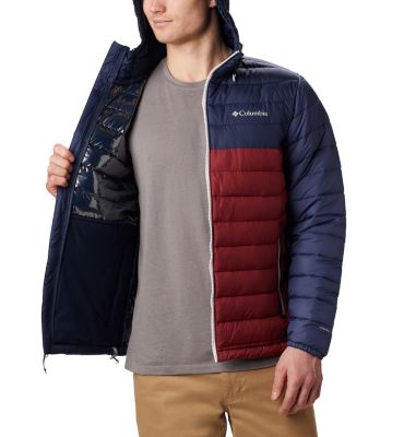 columbia powder lite hooded jacket mens