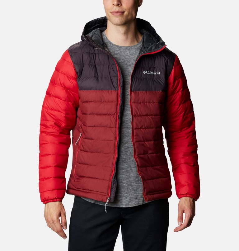 Jackets Columbia Powder Lite™ Hooded Jacket Red Jasper