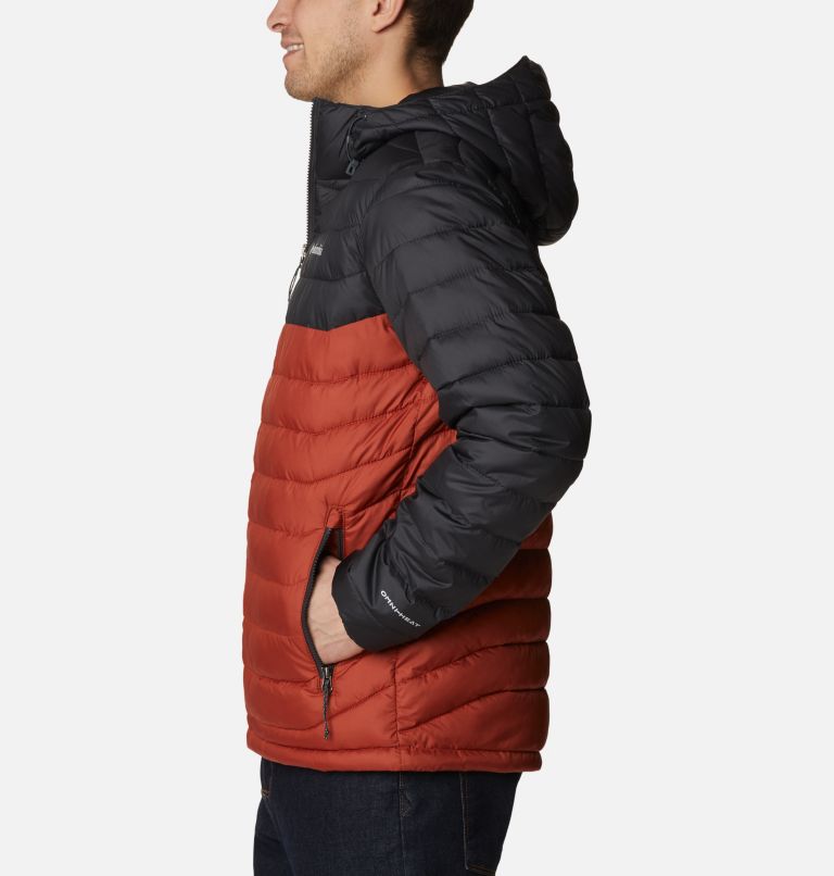 COLUMBIA-POWDER LITE HOODED JKT SPRUCE NORTH WO - Ski down jacket