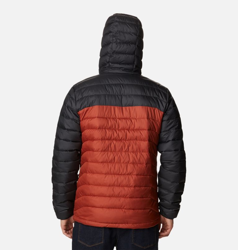 Columbia POWDER LITE HOODED JACKET Marino / Negro - textil Plumas