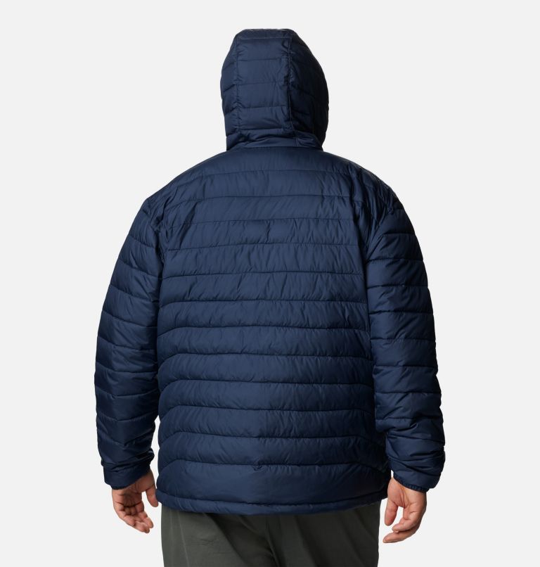 Powder Lite Hooded Jacket | 465 | 2X, Color: Collegiate Navy, image 2